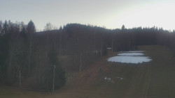 Dojezd hlavní sjezdovky