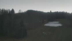 Dojezd hlavní sjezdovky