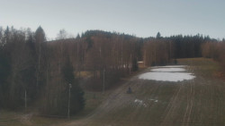 Dojezd hlavní sjezdovky