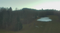 Dojezd hlavní sjezdovky