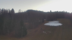 Dojezd hlavní sjezdovky