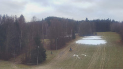 Dojezd hlavní sjezdovky