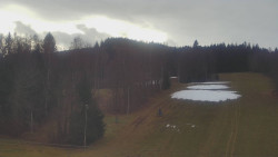 Dojezd hlavní sjezdovky