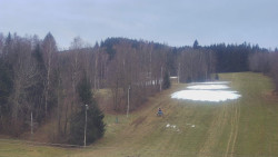 Dojezd hlavní sjezdovky