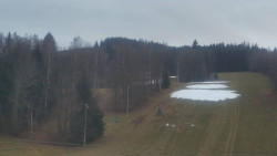 Dojezd hlavní sjezdovky