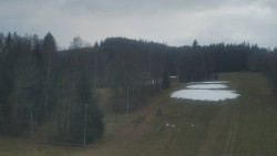 Dojezd hlavní sjezdovky