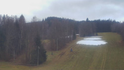 Dojezd hlavní sjezdovky