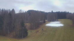 Dojezd hlavní sjezdovky