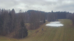 Dojezd hlavní sjezdovky