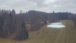 Dojezd hlavní sjezdovky