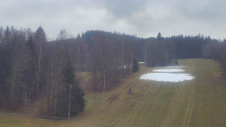 Dojezd hlavní sjezdovky