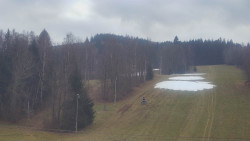 Dojezd hlavní sjezdovky