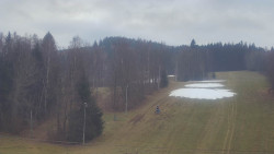 Dojezd hlavní sjezdovky