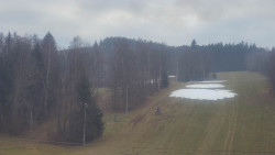 Dojezd hlavní sjezdovky