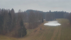 Dojezd hlavní sjezdovky