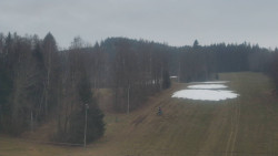 Dojezd hlavní sjezdovky