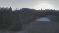 Dojezd hlavní sjezdovky