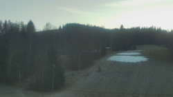 Dojezd hlavní sjezdovky