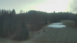 Dojezd hlavní sjezdovky