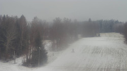 Dojezd hlavní sjezdovky