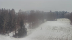 Dojezd hlavní sjezdovky