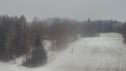 Dojezd hlavní sjezdovky