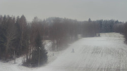 Dojezd hlavní sjezdovky