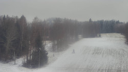 Dojezd hlavní sjezdovky