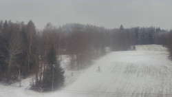 Dojezd hlavní sjezdovky