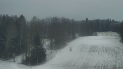 Dojezd hlavní sjezdovky