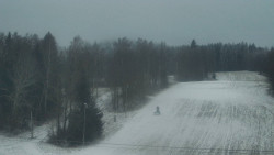 Dojezd hlavní sjezdovky
