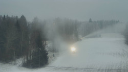 Dojezd hlavní sjezdovky