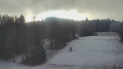 Dojezd hlavní sjezdovky