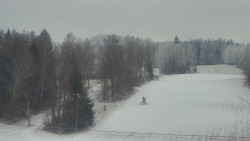 Dojezd hlavní sjezdovky