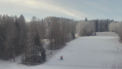 Dojezd hlavní sjezdovky