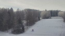 Dojezd hlavní sjezdovky