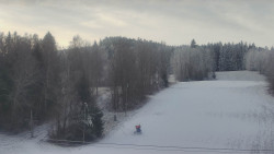 Dojezd hlavní sjezdovky