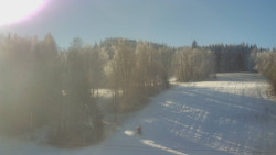 Dojezd hlavní sjezdovky