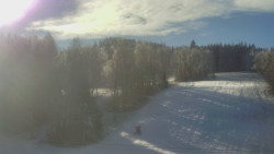 Dojezd hlavní sjezdovky