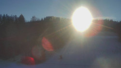 Dojezd hlavní sjezdovky