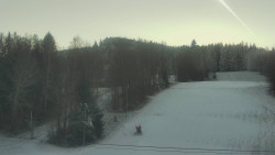 Dojezd hlavní sjezdovky