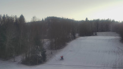 Dojezd hlavní sjezdovky