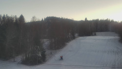 Dojezd hlavní sjezdovky