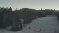 Dojezd hlavní sjezdovky