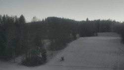 Dojezd hlavní sjezdovky