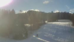 Dojezd hlavní sjezdovky