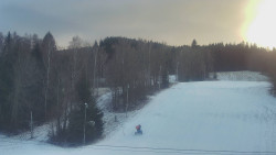 Dojezd hlavní sjezdovky