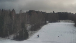 Dojezd hlavní sjezdovky