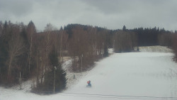 Dojezd hlavní sjezdovky