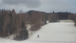 Dojezd hlavní sjezdovky